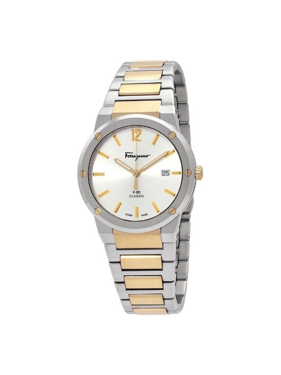 NWT Ferragamo Quartz Silver Dial Men\'s Watch